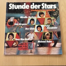 LP Langspielplatte Vinyl Stunde der Stars, Udo Jürgens, Peter Alexander…