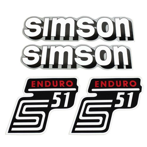 Set aufkleber für simson s51 - set,