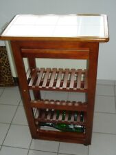 schmaler Küchen Beistellwagen mit Rollen