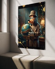 Goofy Leinwand Bild Micky