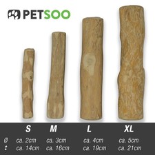 Petsoo Kaffeeholz Kaffee Kauholz Kaustab Kauwurzel Kauknochen S-XL für Hunde