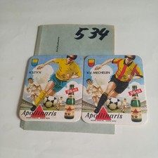 2 Stück Bierdeckel  Fußball Bundesliga,  aus Sammlung Nr. 534
