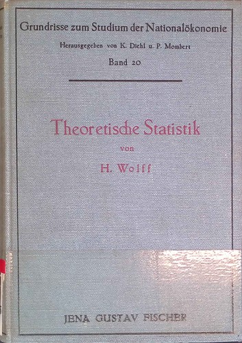 Theoretische statistik - theoretische,