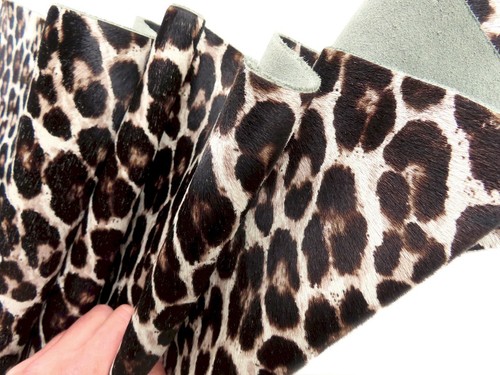 Echtes design kuhfell leopard - kuhfell,