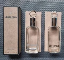 2 Flacons Karl Lagerfeld After Shave + Eau de Toilette - leer