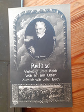 AK August Bebel ruft aus dem