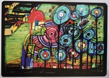 Postkarte HUNDERTWASSER