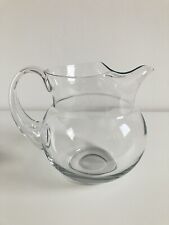 Großer vintage Saftkrug Karaffe Pitcher aus Glas 1980er Jahre 2,5-3 Liter