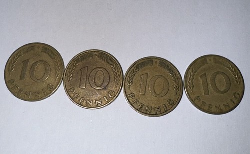 Pfennig 1950 brd - pfennig, prägung