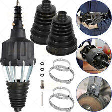 2x UNIVERSAL ACHSMANSCHETTE FALTENBALG + MONTAGEWERKZEUG DRUCKLUFT SPREIZER 1/4"