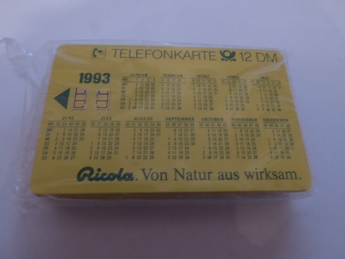 92 ricola telefonkarte - s, 59