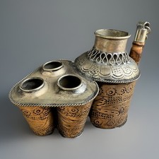 Alter Tintenfass aus Silber