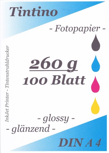 Tintino fotopapier 100 blatt - 100,