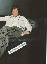 JACQUES DUTRONC: Signed Etoile World - Original Autogramm auf Presseschnitt