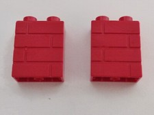 Lego Duplo Mauerstein, Strukturstein, Holzmaserung, Palisade,