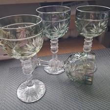  4 Kristall Weingläser - aus