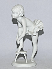 Bisquit-Porzellanfigur