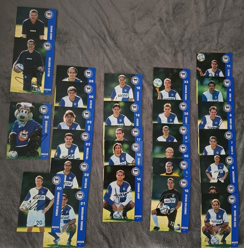 Autogrammkarten hertha bsc - autogrammkarten,