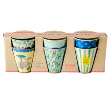 Rice Melamin Becher 6er-SET -