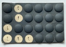 18 Uniformknöpfe Wehrmacht Eisenblech 19mm späte Fertigung 2.WK original TOP