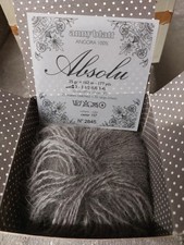 25g / 1x Anny Blatt Wolle Angora Absolu caviar 157 seltener Luxus