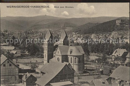 Hasserode stadtansicht brocken - hasserode,