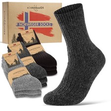 6 Paar Norweger Socken Herren