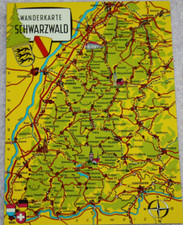 AK. Ansichtskarte. Wanderkarte
