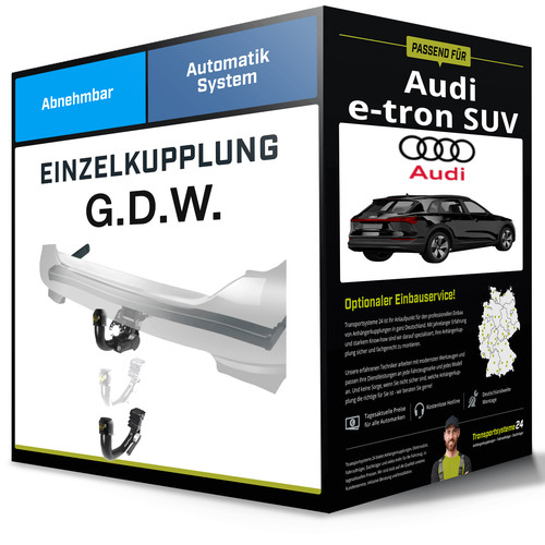 Abnehmbare anhängerkupplung - abnehmbare,