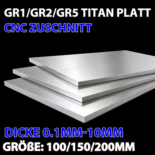 Titanblech gr1 gr2 gr5 dicke - titanblech,