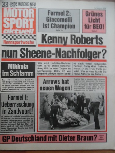 Motor sport aktuell - sport, 33-1978