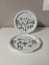 24.08.047 2 x ROSENTHAL STUDIO LINE WEIHNACHTEN 1986 und 1987 SAMMLERTELLER