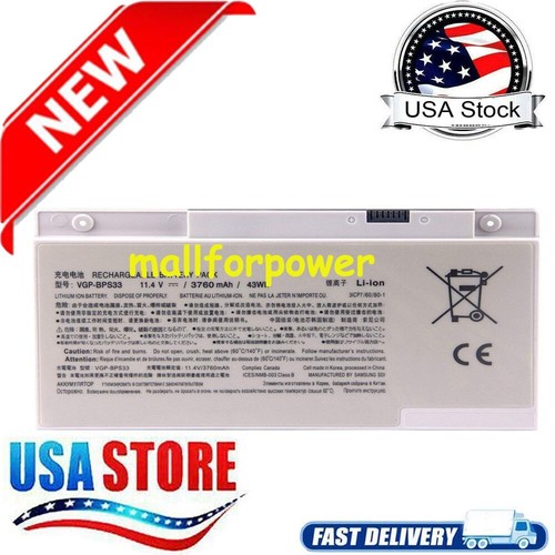 Battery vgp bps33 for - battery, sony