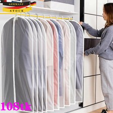 10 Stk Kleidersäcke Kleidersack Kleiderhülle Kleiderschutz Schutzhülle 120x60cm