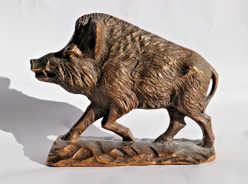 Massive wildschwein bronze - wildschwein,