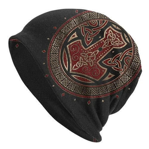 Wikinger beanie thor hammer - wikinger,