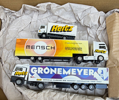 Herpa man sattelzug hertz - sattelzug,