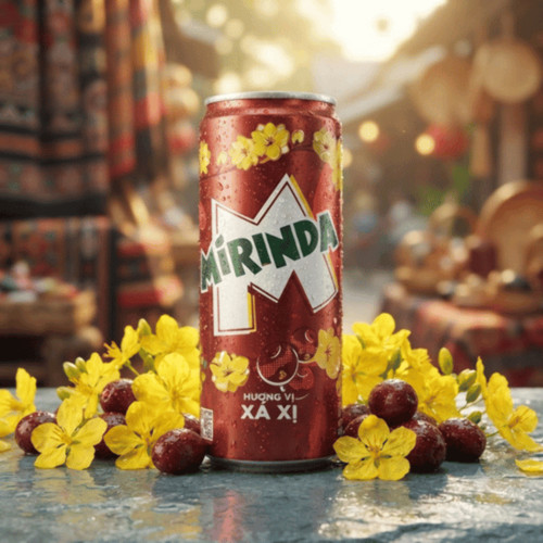 Mirinda sarsi xá xị - xị, vietnam