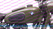 BMW R26 1956-60 R27 1960-1966 MILITARY GREEN STEEL GAS FUEL BENZINTANK /FIT FOR