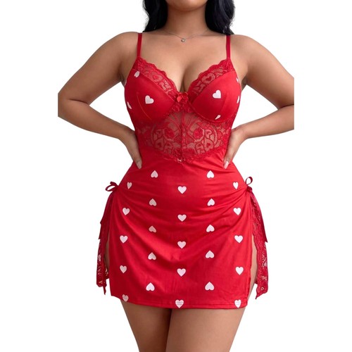 Damen babydoll negligee spitze - damen,