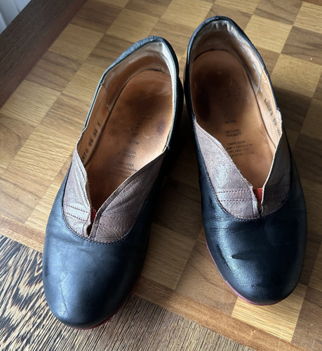 Think leder schuhe - leder, damen