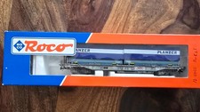 Roco 46561 SBB Taschenwagen der Hupac mit 2 Wechselpritschen Spedition Planzer