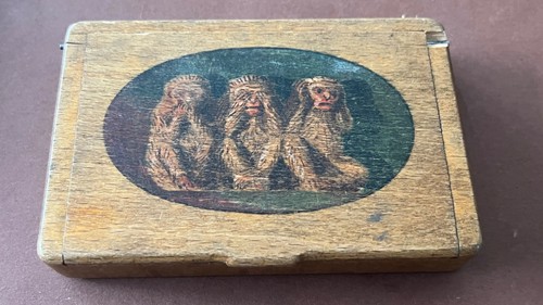 Alt zigaretten etui - alt, mit
