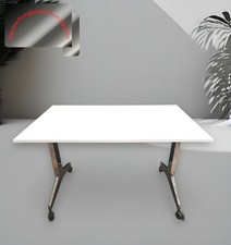 Mara Timmy Tilting Schulungstisch Konferenztisch Klapptisch weiß 120x80 st0386