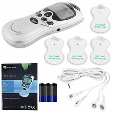 Digital Full Body Reizstromgerät Elektrische Massagegerät Therapy mit 4 Pads Mat