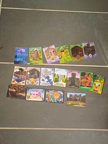Topps minecraft trading cards - topps,