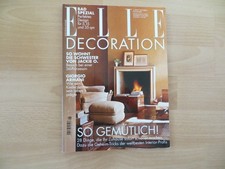 Elle Decoration  ZeitschriftOktober/ November 2009