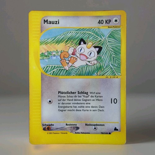 Mauzi pokemon karte deutsch - karte,