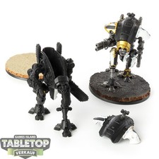 Imperial Knights - 2 x Armiger Warglaives - teilweise bemalt