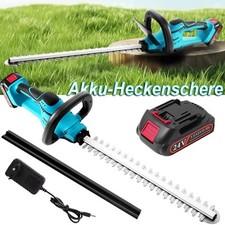 Akku Heckenschere Strauchschere inkl. 24V Akku und Ladegerät for Makita Akku